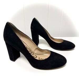 Sam Edelman Stillson Black Suede Women's Pumps Size 9.5